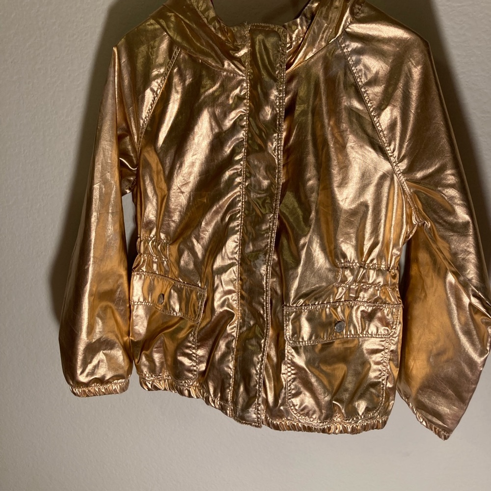 Little Girl’s Cat & Jack Rose Gold Light Jacket Size 4T